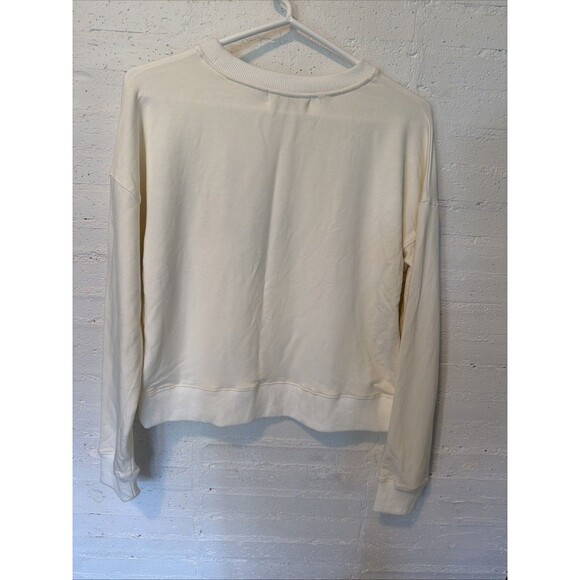 Fun Colorful "Sunday" Sweatshirt by Sunday Stevens NWT Small - Picture 2 of 5